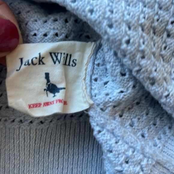 JACK WILL- PASTEL BLUE COTTON SWEATER- SIZE 8 - Picture 6 of 9